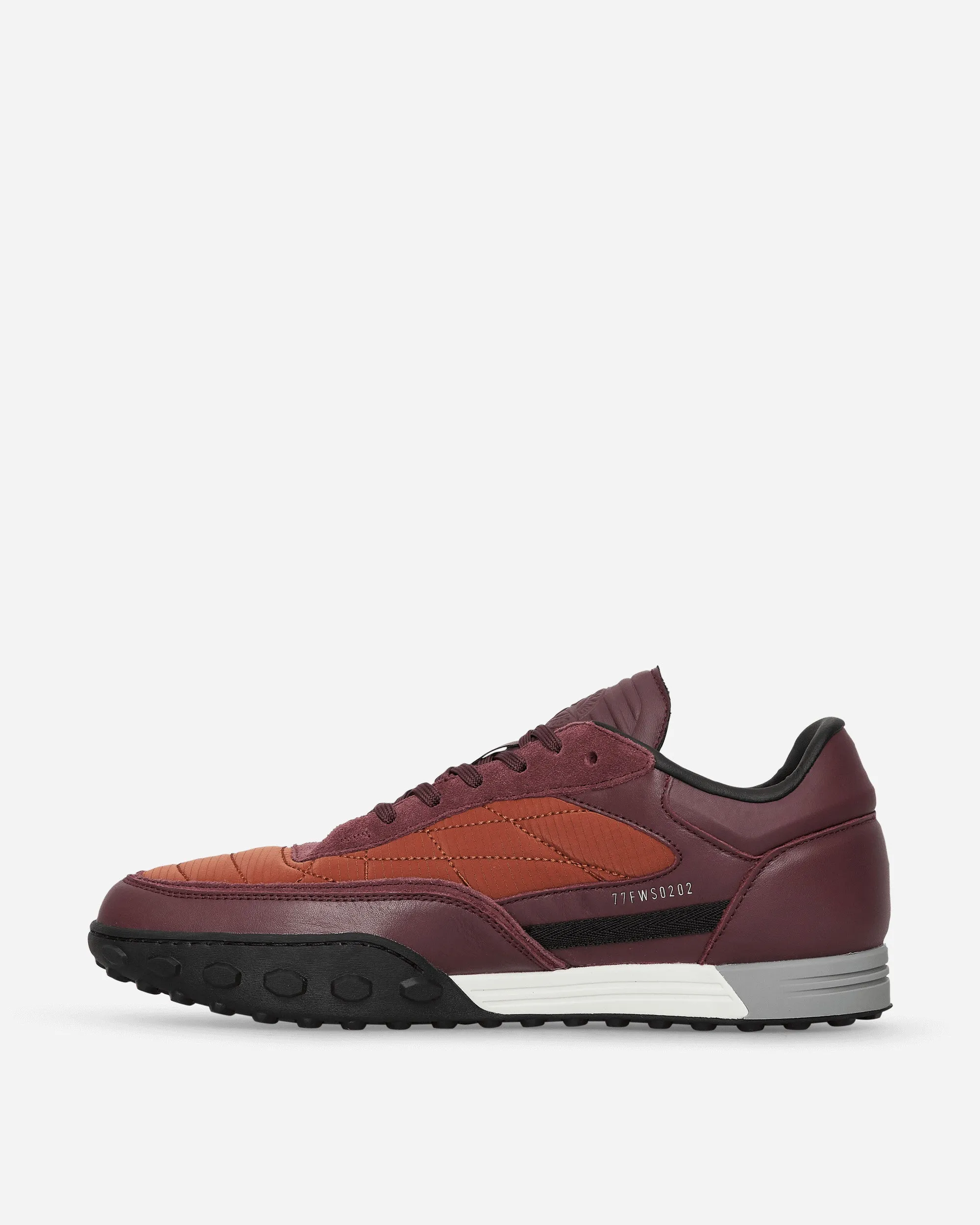 77FWS0202 Sneakers Burgunderrot