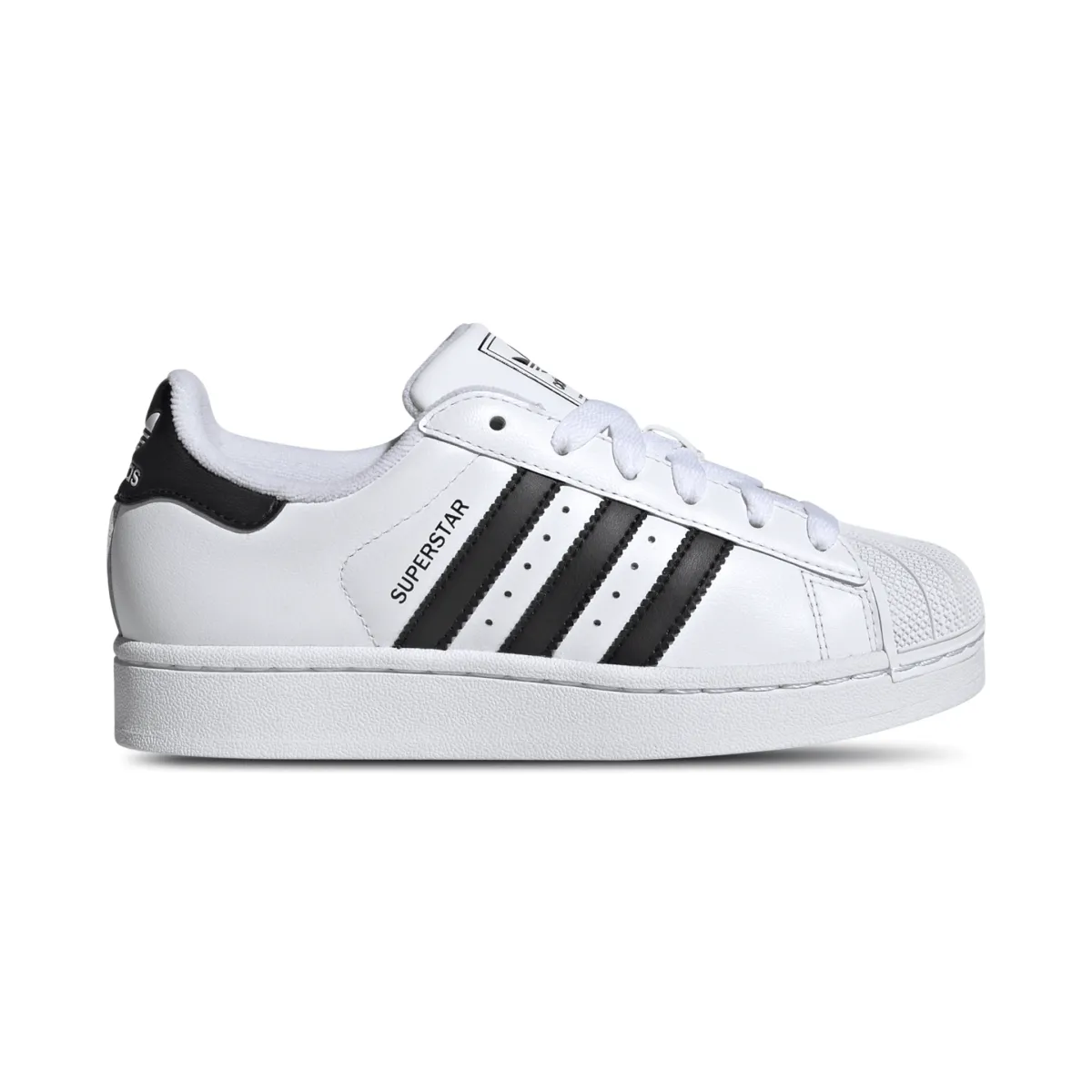 Adidas Kinderschuhe (Grundschule) Superstar II Wolkenweiß/Kernschwarz/Wolkenweiß
