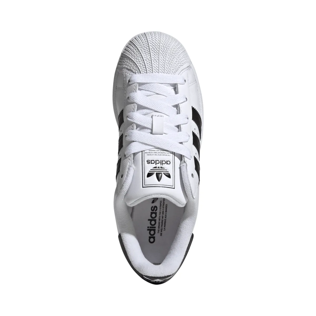 Adidas Kinderschuhe (Grundschule) Superstar II Wolkenweiß/Kernschwarz/Wolkenweiß