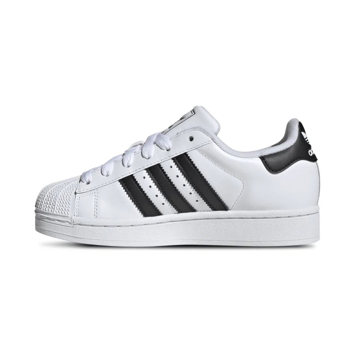 Adidas Kinderschuhe (Grundschule) Superstar II Wolkenweiß/Kernschwarz/Wolkenweiß