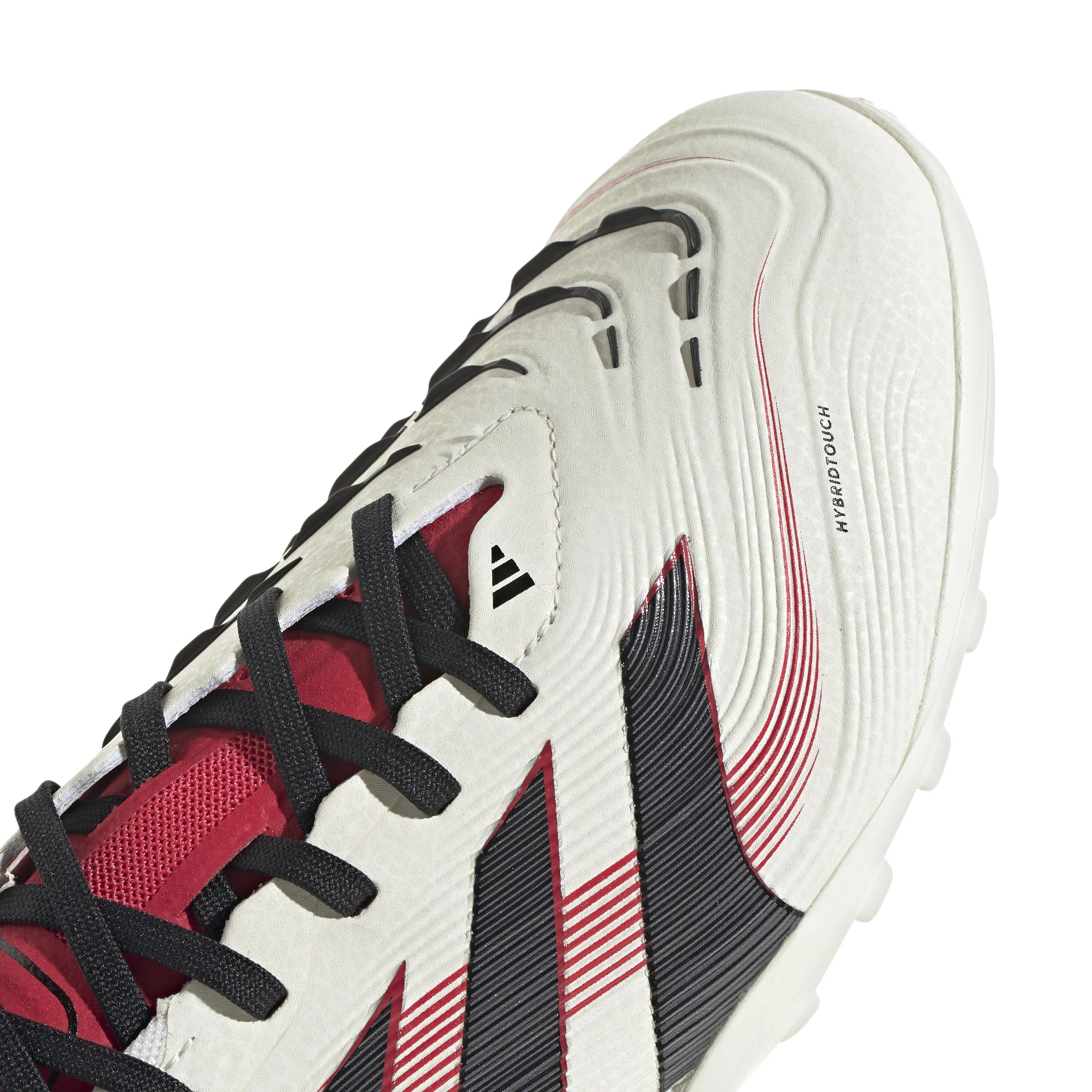 adidas Predator Pro TF Fußballschuhe - Off White/Core Black/Pure Ruby