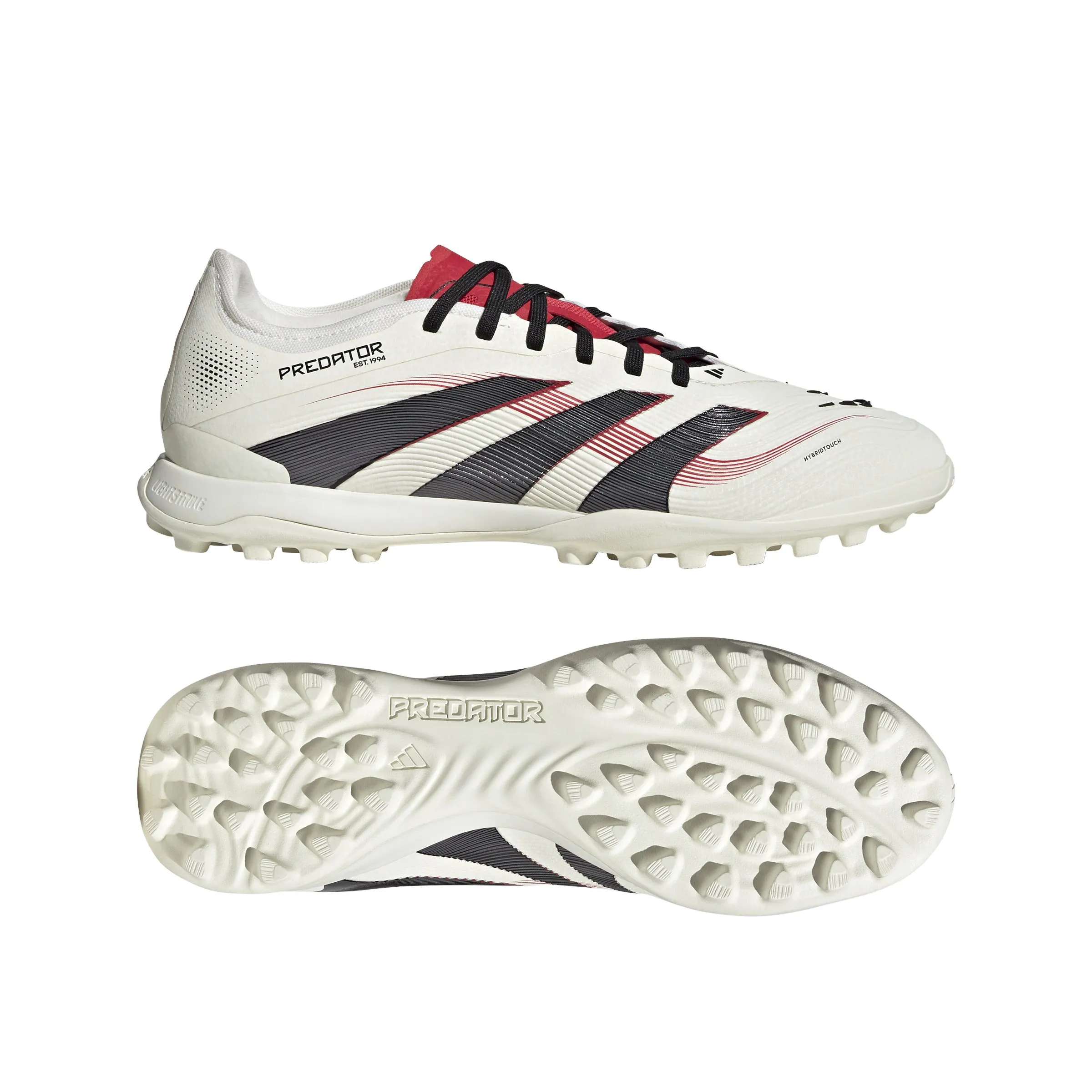 adidas Predator Pro TF Fußballschuhe - Off White/Core Black/Pure Ruby