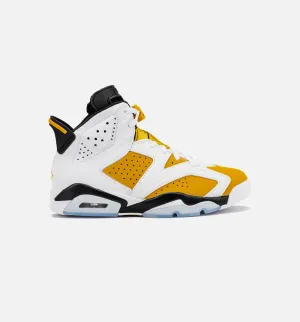 Air Jordan 6 Retro Gelb Ocker Herren Lifestyle-Schuh - Weiß/Gelb Ocker/Schwarz Kostenloser Versand