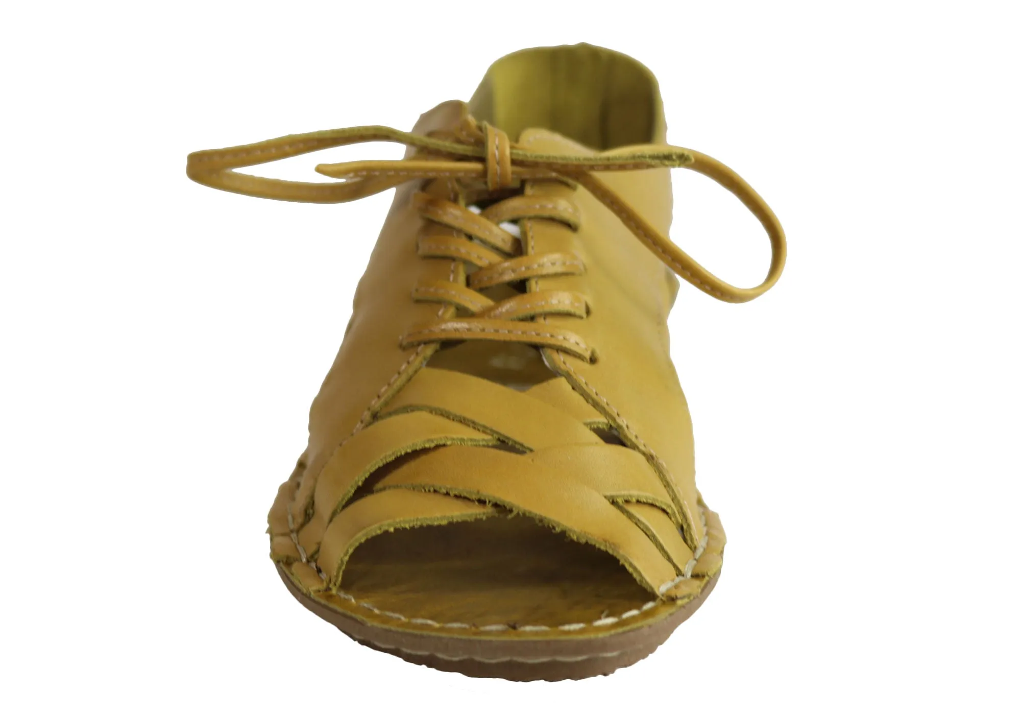 Andacco Petuna Damen Bequeme Flache Ledersandalen Hergestellt In Brasilien Andacco Schuhe