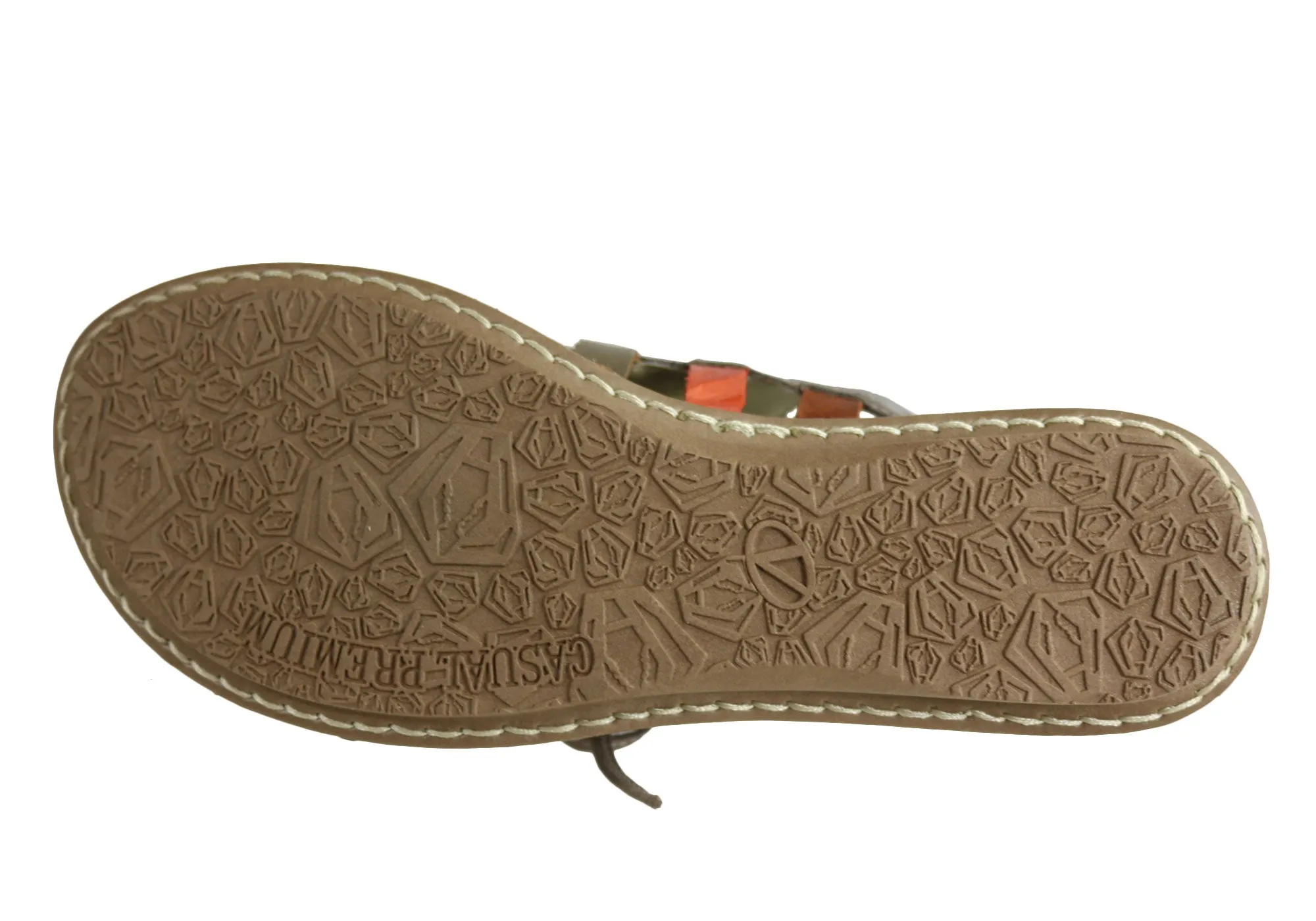 Andacco Petuna Damen Bequeme Flache Ledersandalen Hergestellt In Brasilien Andacco Schuhe