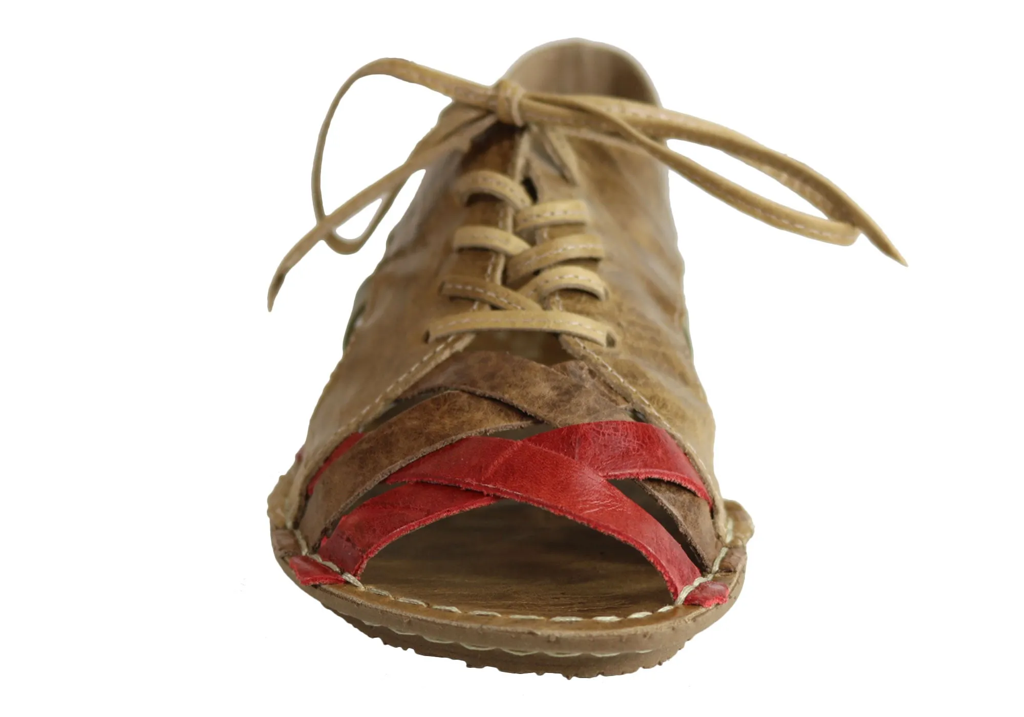 Andacco Petuna Damen Bequeme Flache Ledersandalen Hergestellt In Brasilien Andacco Schuhe