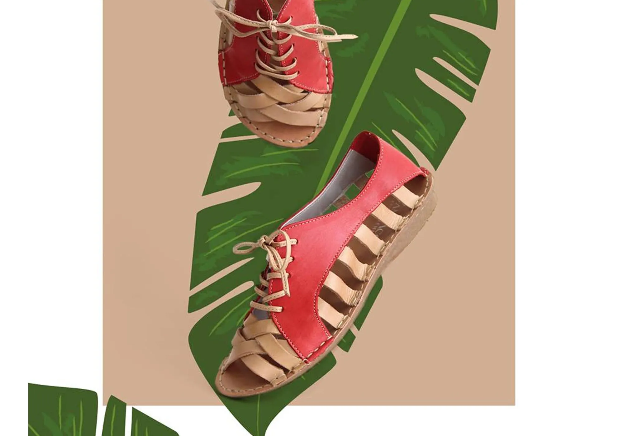 Andacco Petuna Damen Bequeme Flache Ledersandalen Hergestellt In Brasilien Andacco Schuhe