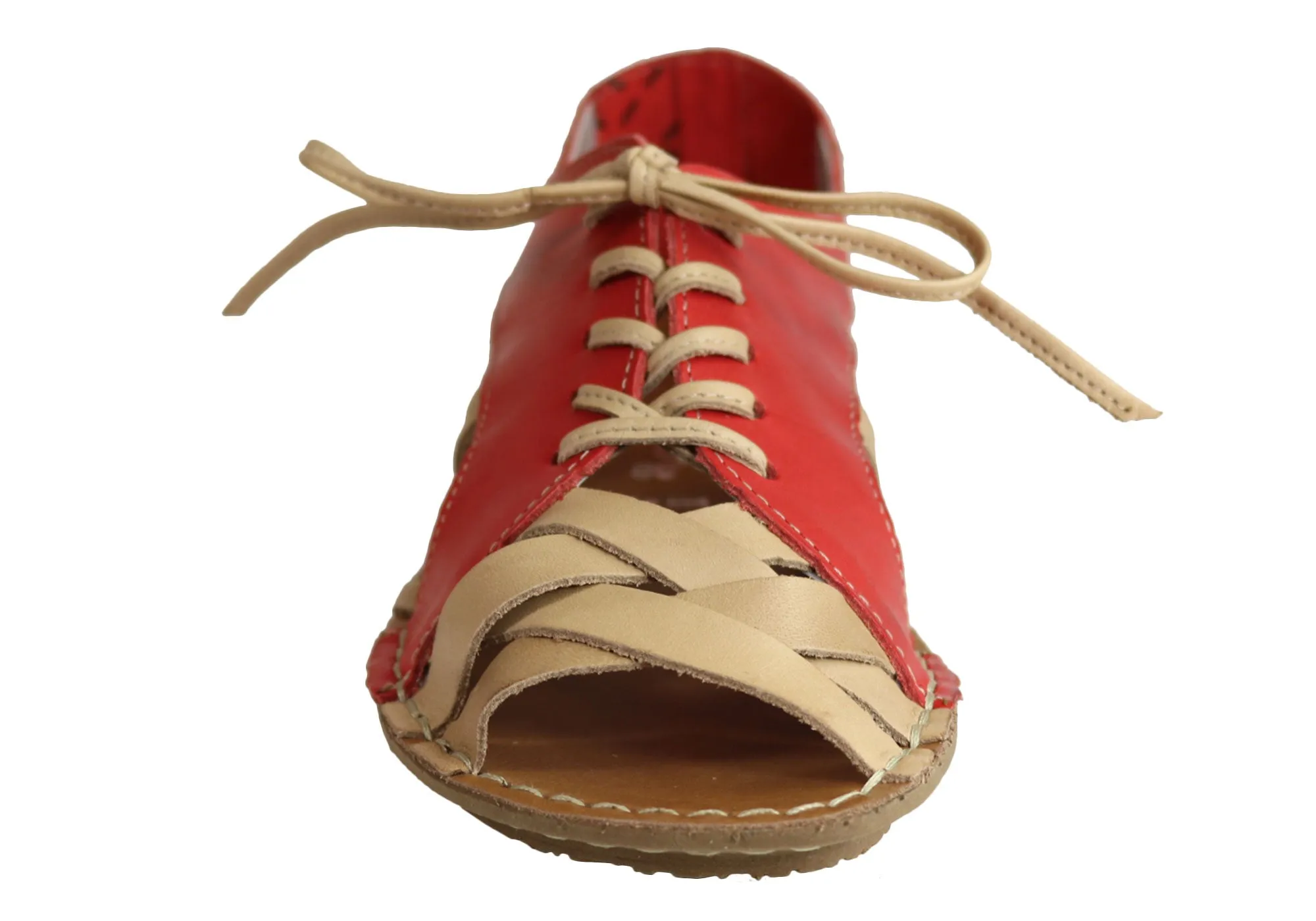 Andacco Petuna Damen Bequeme Flache Ledersandalen Hergestellt In Brasilien Andacco Schuhe