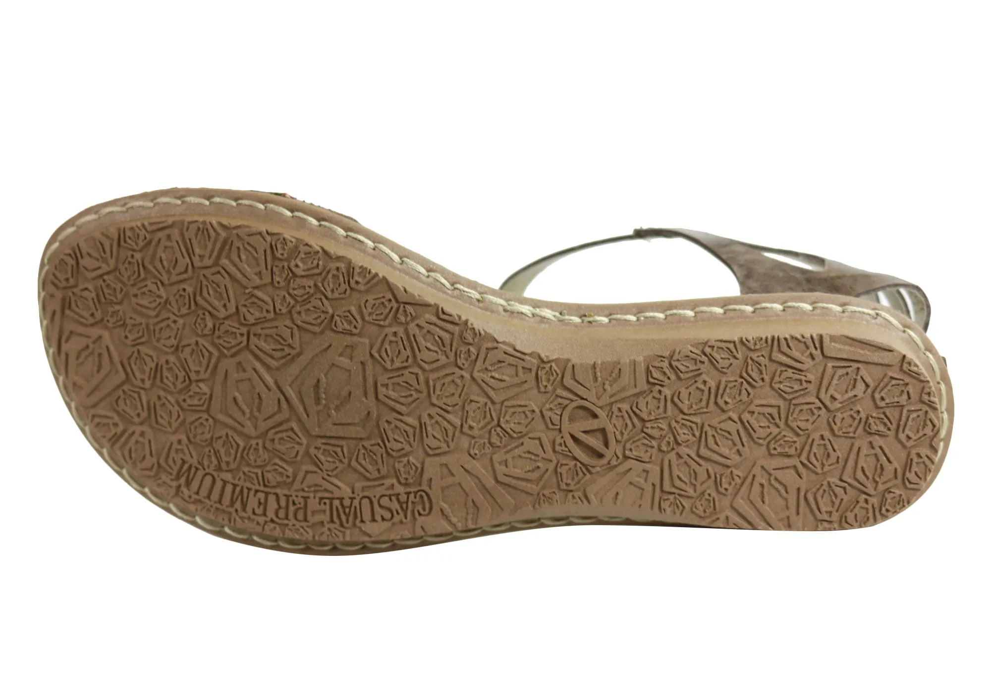 Andacco Seattle Damen Bequeme Flache Ledersandalen Hergestellt In Brasilien Andacco Schuhe
