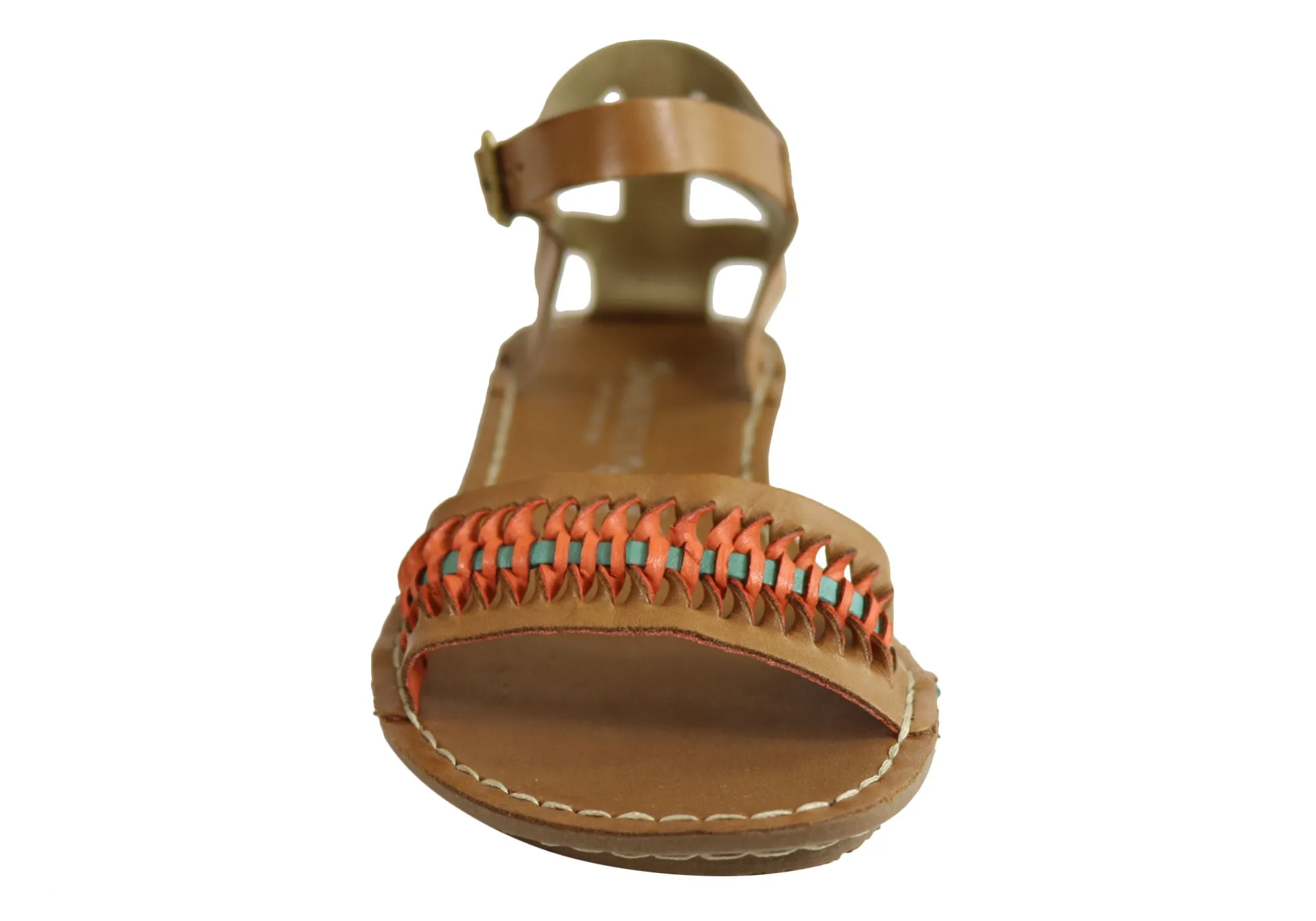 Andacco Seattle Damen Bequeme Flache Ledersandalen Hergestellt In Brasilien Andacco Schuhe