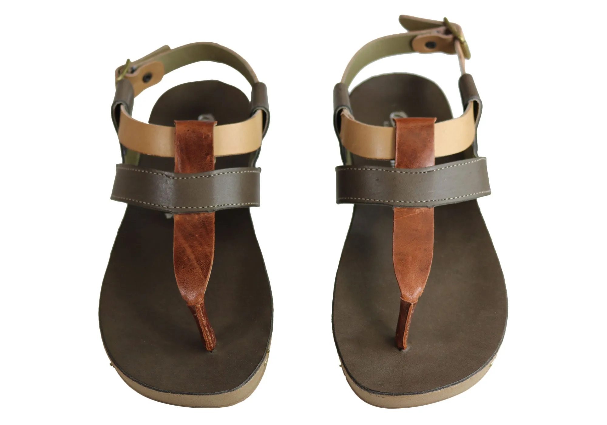 Andacco Yory Damen Bequeme Flache Ledersandalen Hergestellt In Brasilien Andacco Schuhe