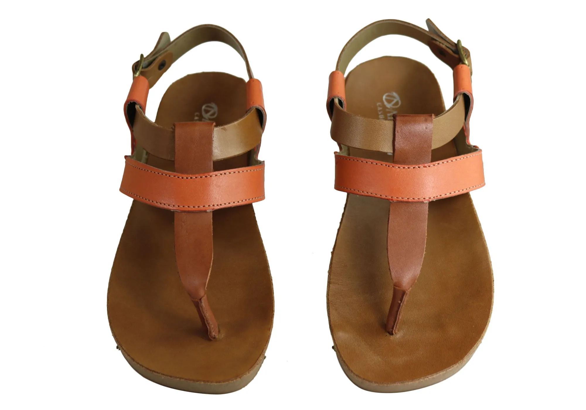 Andacco Yory Damen Bequeme Flache Ledersandalen Hergestellt In Brasilien Andacco Schuhe