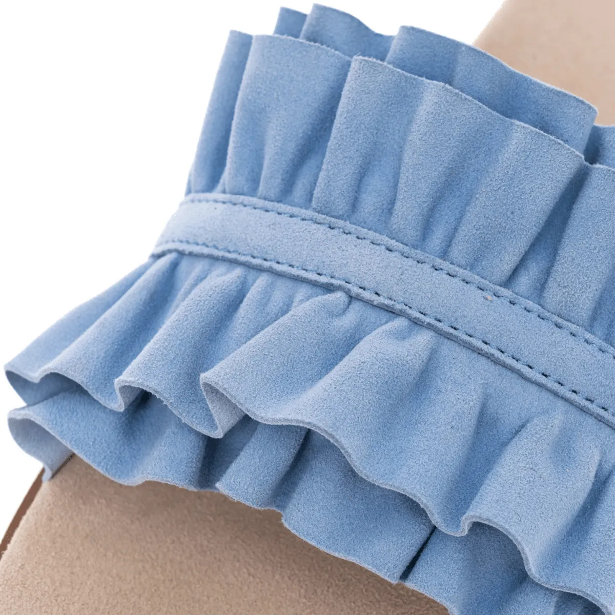Ara Damen-Schuhe Keyes in Azurblau aus Wildleder
