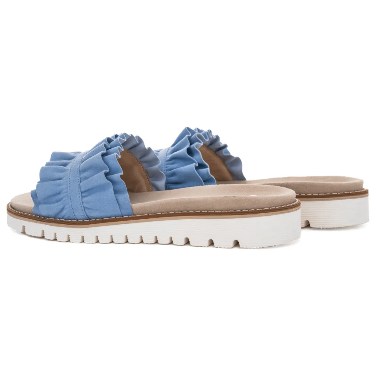 Ara Damen-Schuhe Keyes in Azurblau aus Wildleder