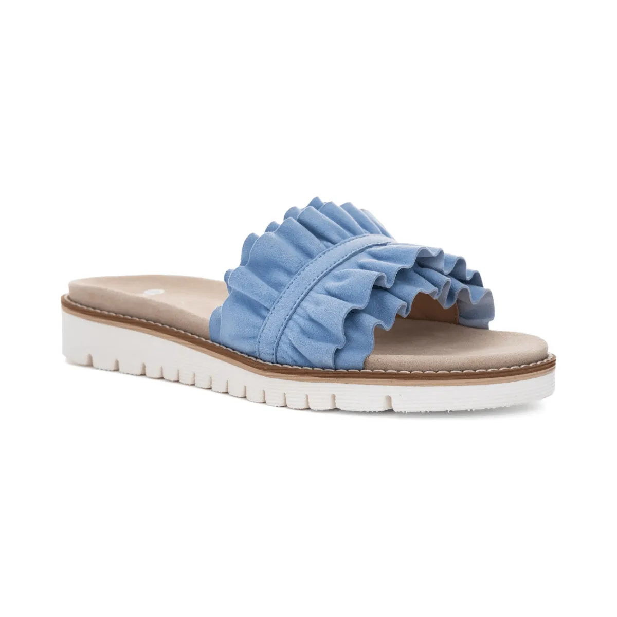 Ara Damen-Schuhe Keyes in Azurblau aus Wildleder