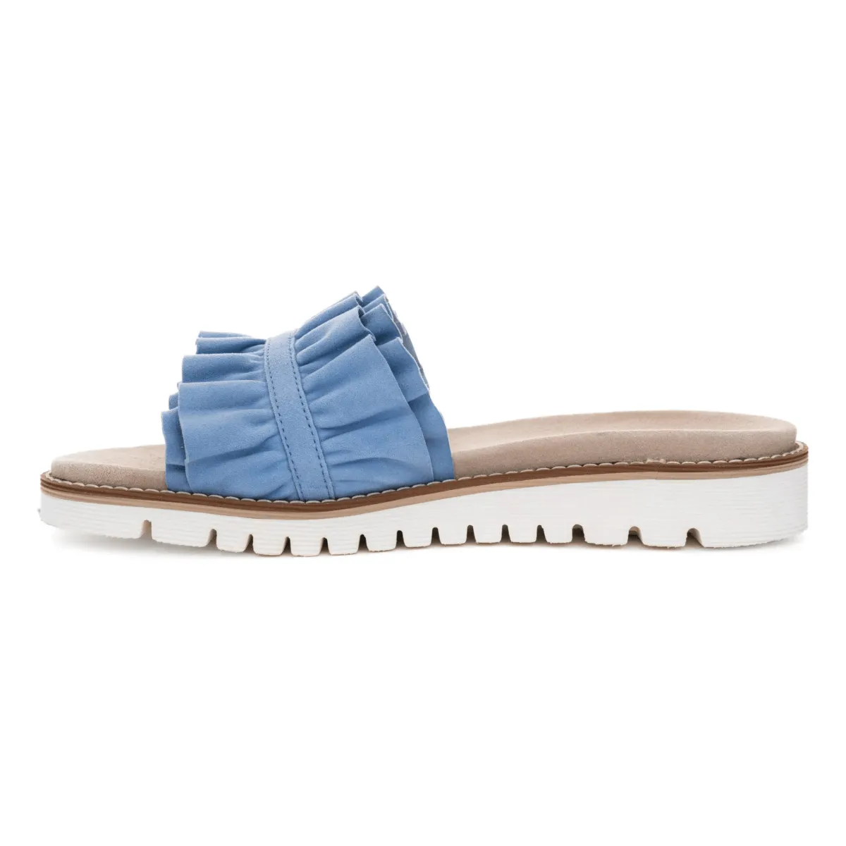 Ara Damen-Schuhe Keyes in Azurblau aus Wildleder