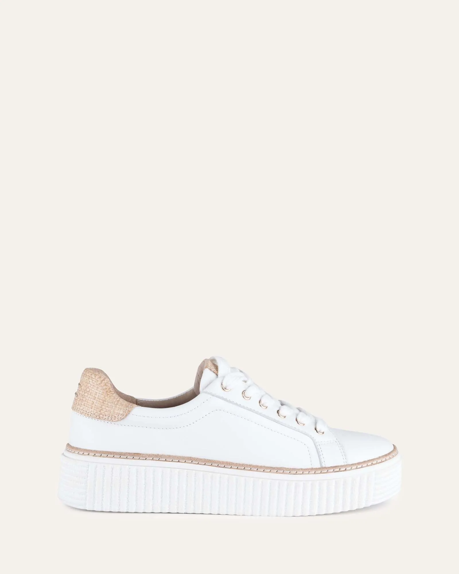 ARIANNA SNEAKERS WEIß RAFFIA