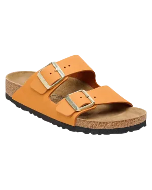 Arizona Nubuck-Leder Sandalen in Verbranntem Orange
