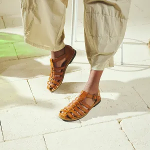 ARTEMIDE TAN SANDALEN