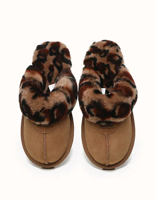AUSTRALIAN SHEPHERD® Leopardenmuster Hausschuhe UGG Schuhe