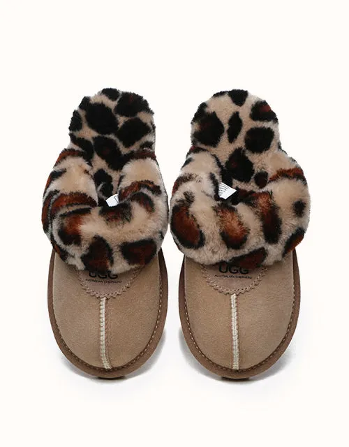 AUSTRALIAN SHEPHERD® Leopardenmuster Hausschuhe UGG Schuhe
