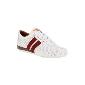 Bally Frenz Herren 6233822 Weiße Perforierte Ledersneaker Hey Dude Schuhe