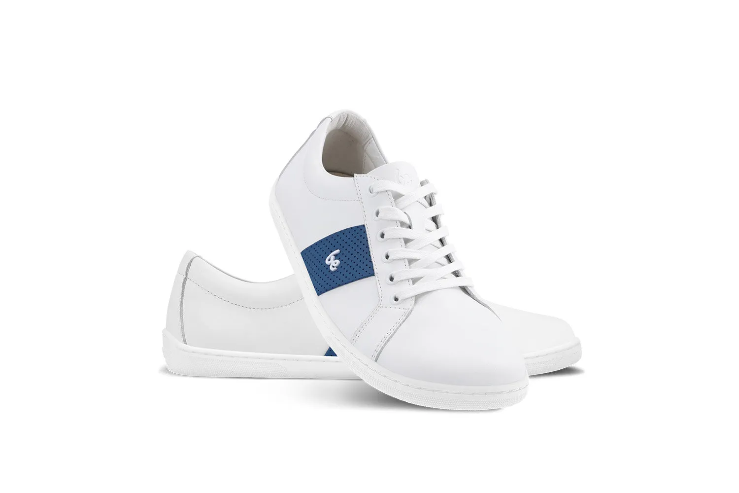 Barfuß-Sneakers Be Lenka Elite - Weiße & Dunkelblaue Schuhe_Be Lenka_Schuhe