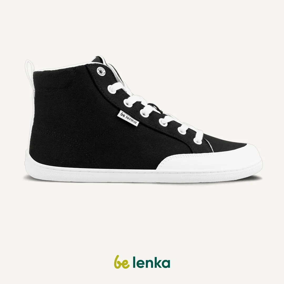 Barfuß-Sneakers Be Lenka Rebound - High Top - Schwarz & Weiß Schuhe_Be Lenka_Schuhwerk