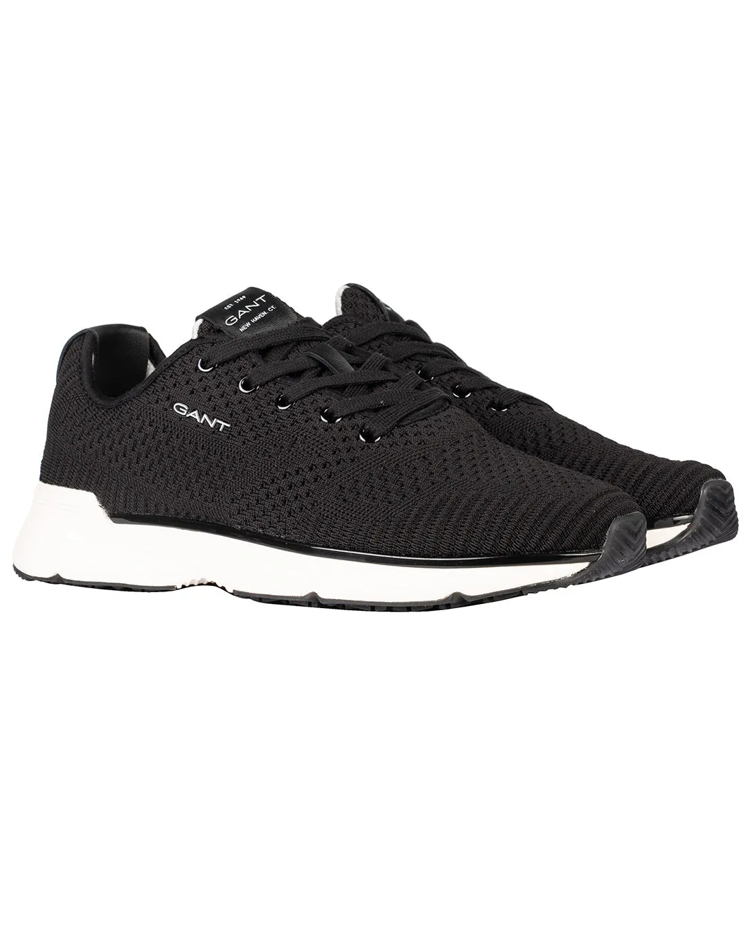 Beeker Gestrickter Sneaker Schwarz