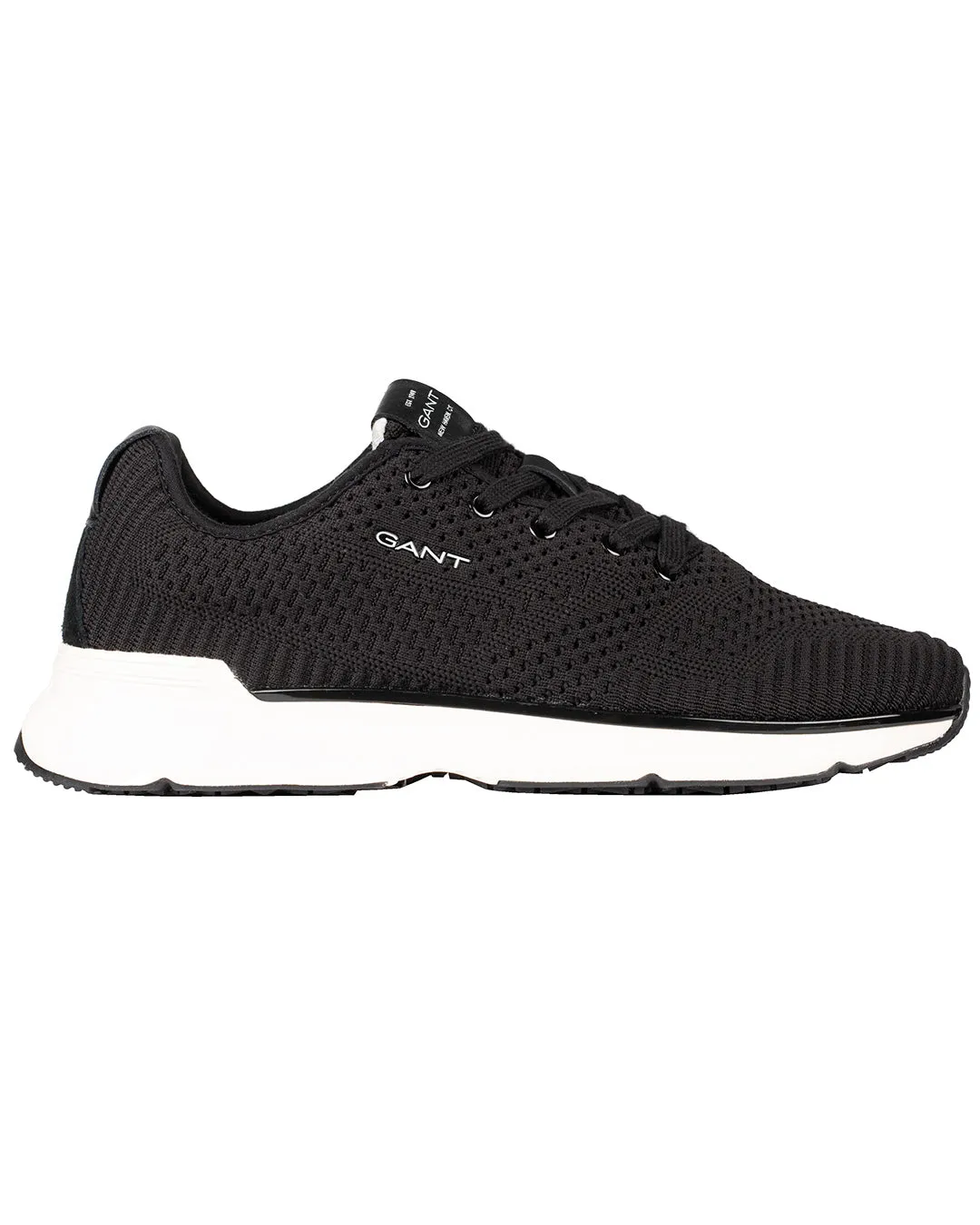 Beeker Gestrickter Sneaker Schwarz
