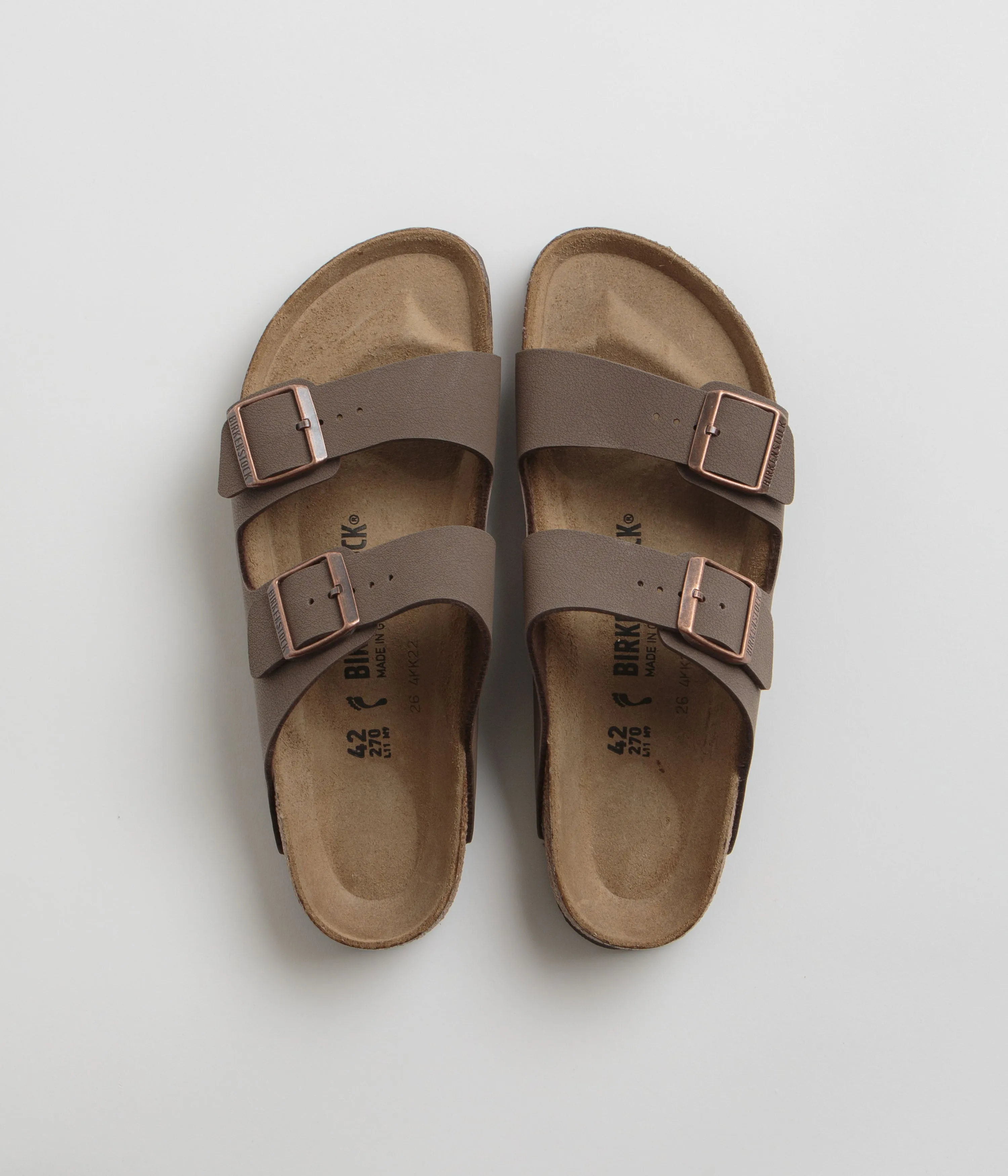 Birkenstock Arizona BF Sandalen in schmaler Passform - Mokka Birkenstock Schuhe