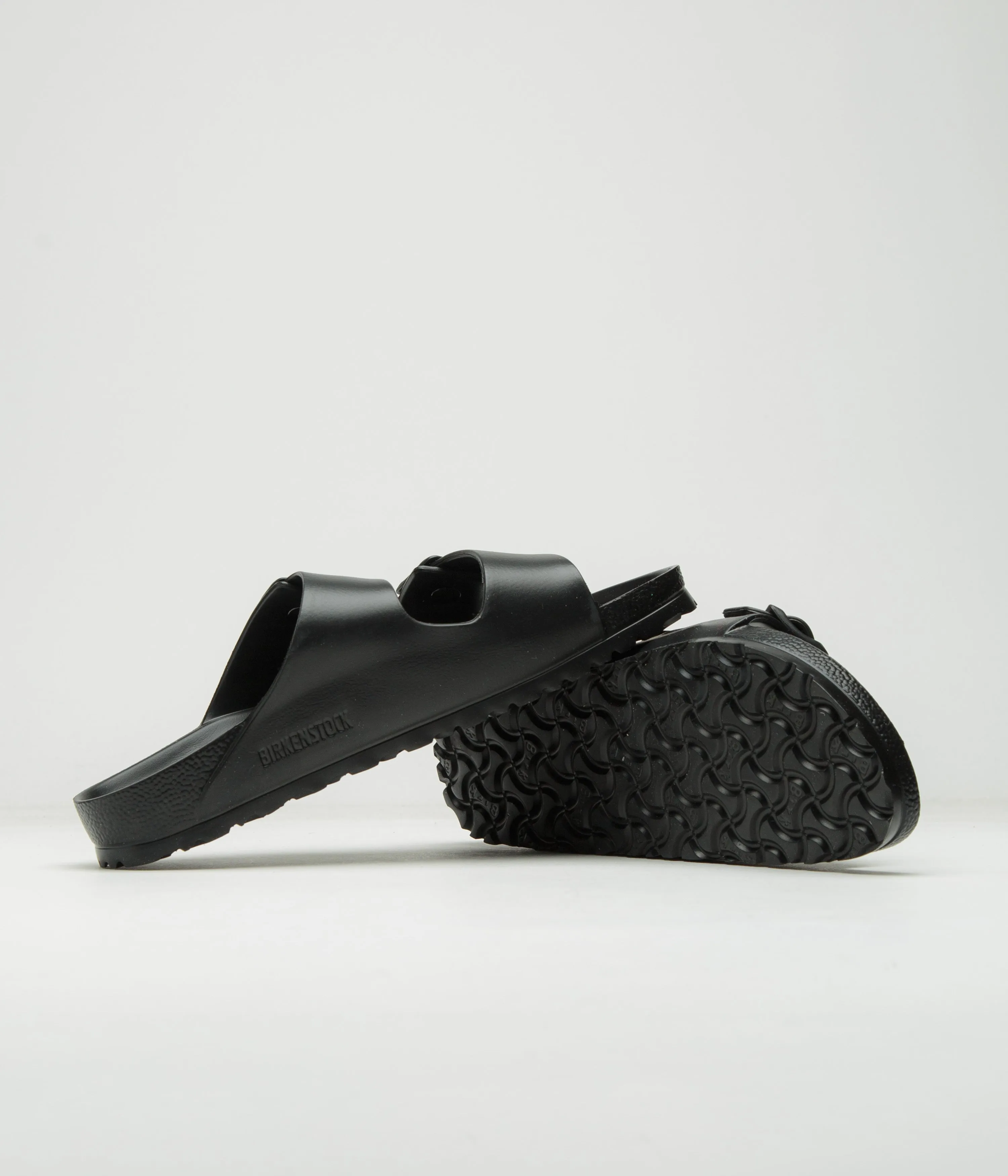 Birkenstock Arizona EVA Sandalen in schmal - Schwarze Birkenstock-Schuhe