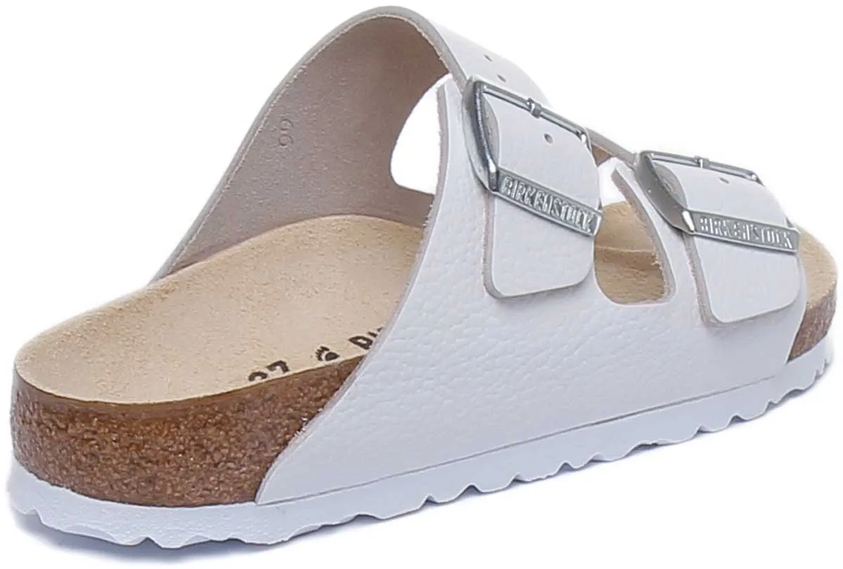Birkenstock Arizona NL Unisex in Weiß | Schmal geschnittene Schuhe Birkenstock
