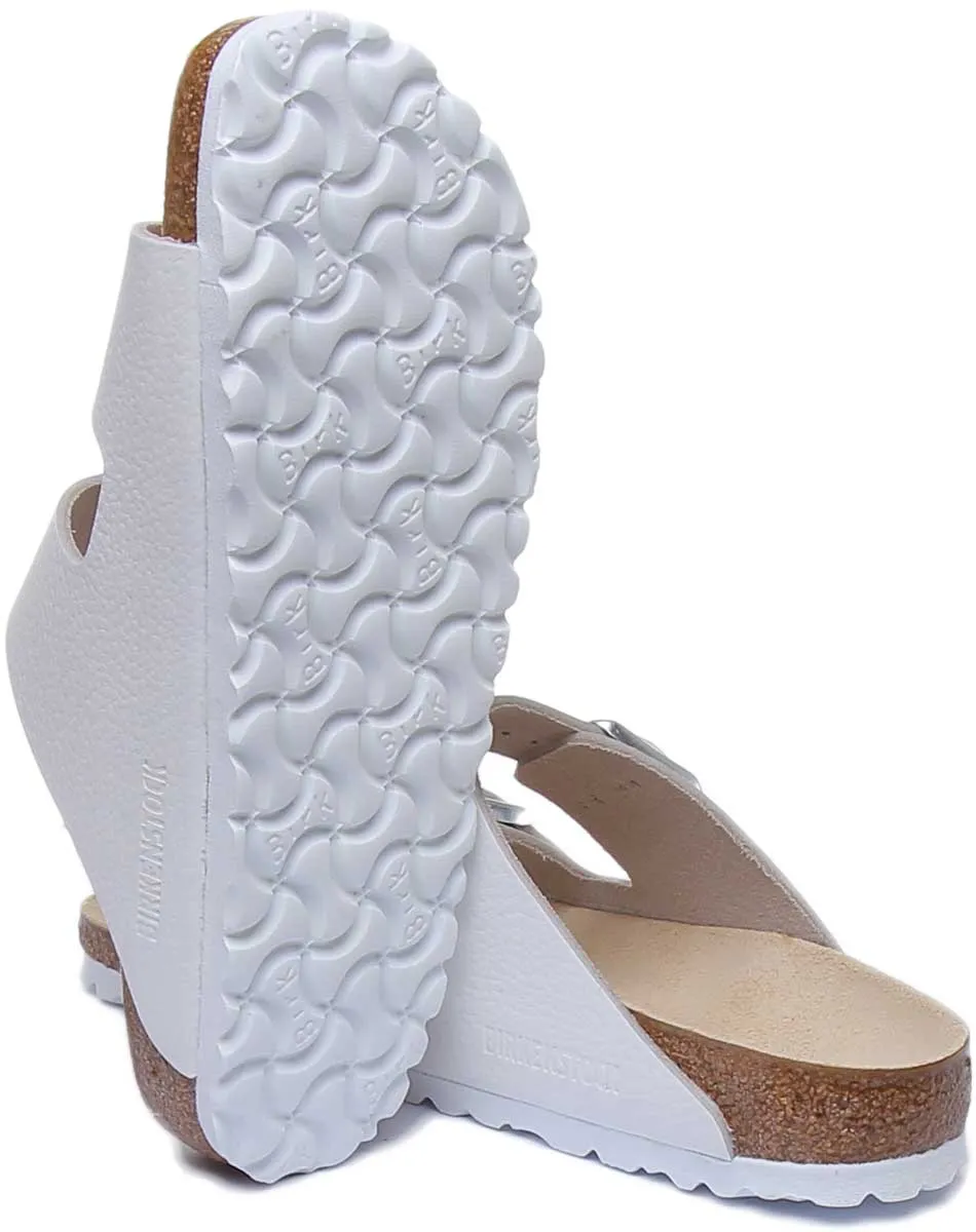 Birkenstock Arizona NL Unisex in Weiß | Schmal geschnittene Schuhe Birkenstock