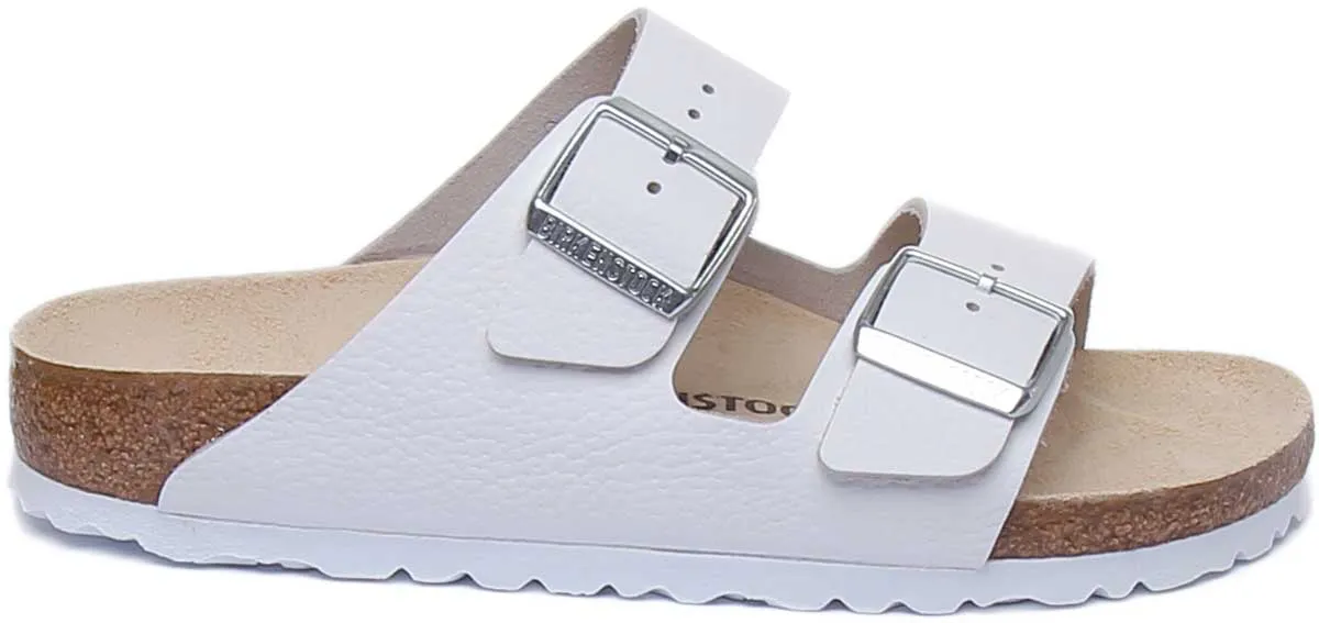 Birkenstock Arizona NL Unisex in Weiß | Schmal geschnittene Schuhe Birkenstock