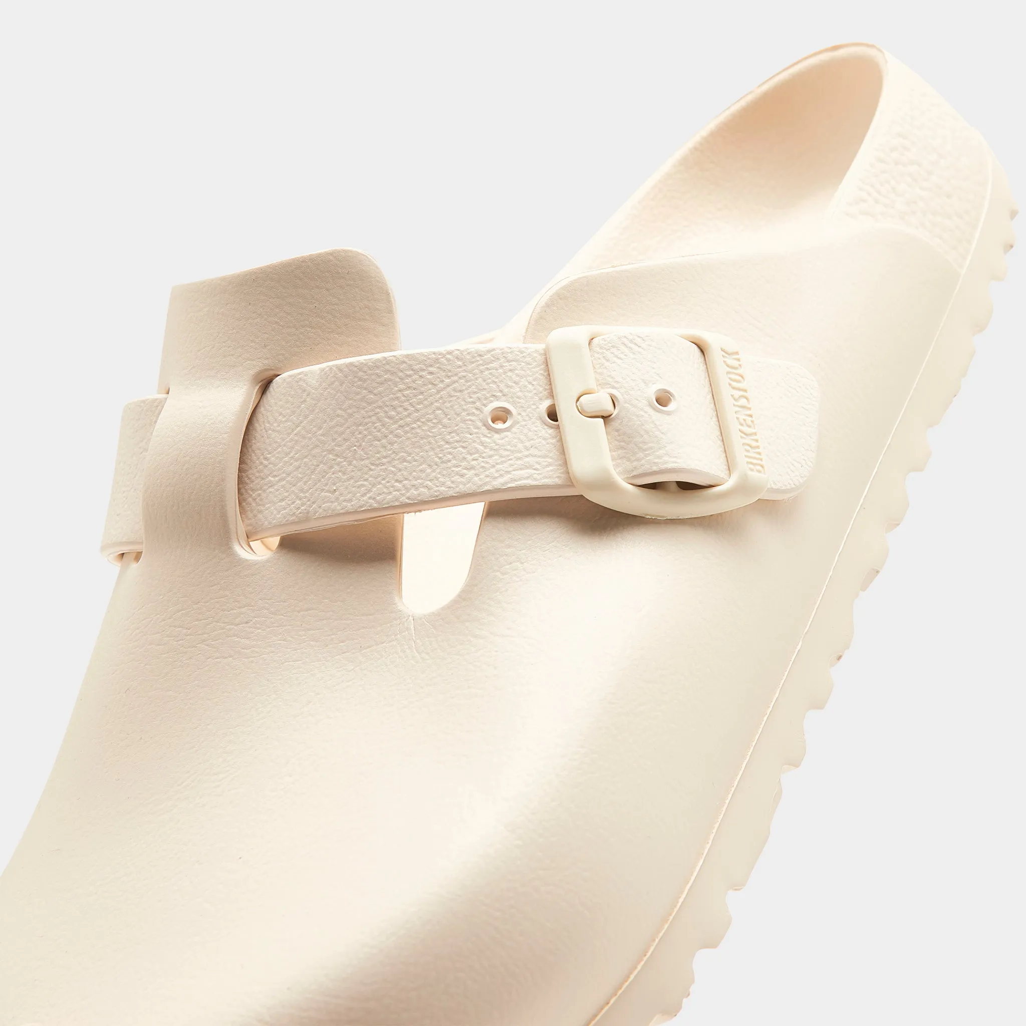 Birkenstock Boston EVA / Eierschalenfarbene Birkenstock-Schuhe