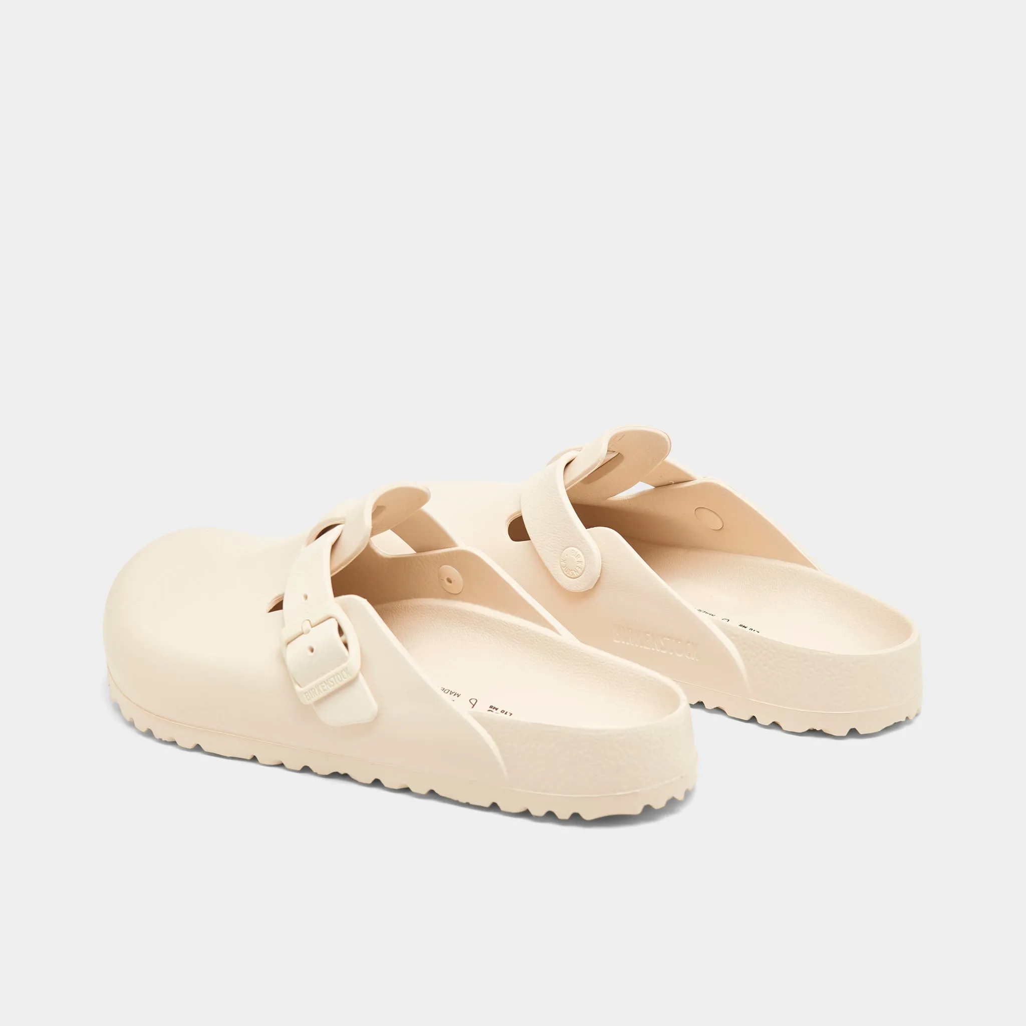 Birkenstock Boston EVA / Eierschalenfarbene Birkenstock-Schuhe