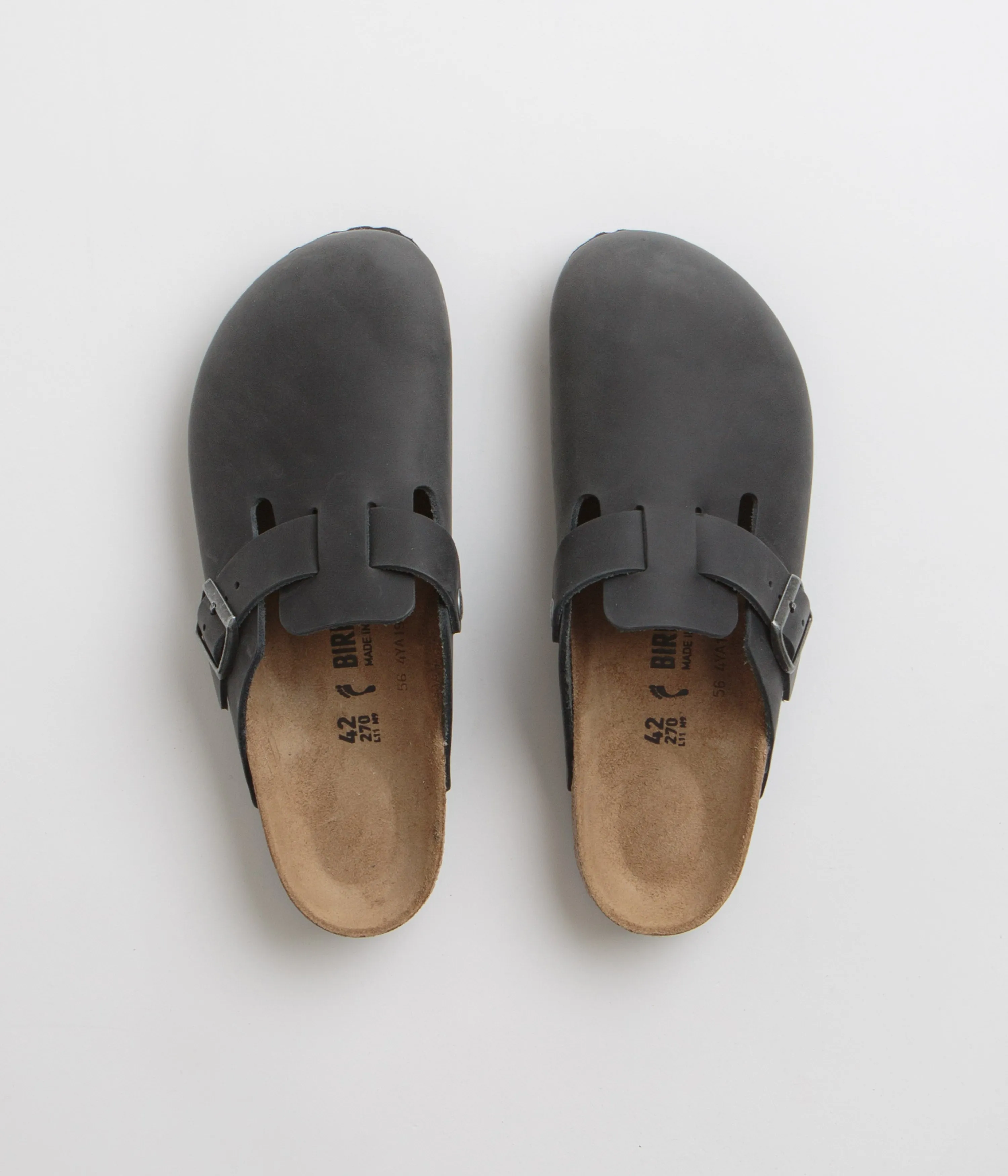 Birkenstock Boston Sandalen in schmaler Ausführung - Schwarze Birkenstock-Schuhe