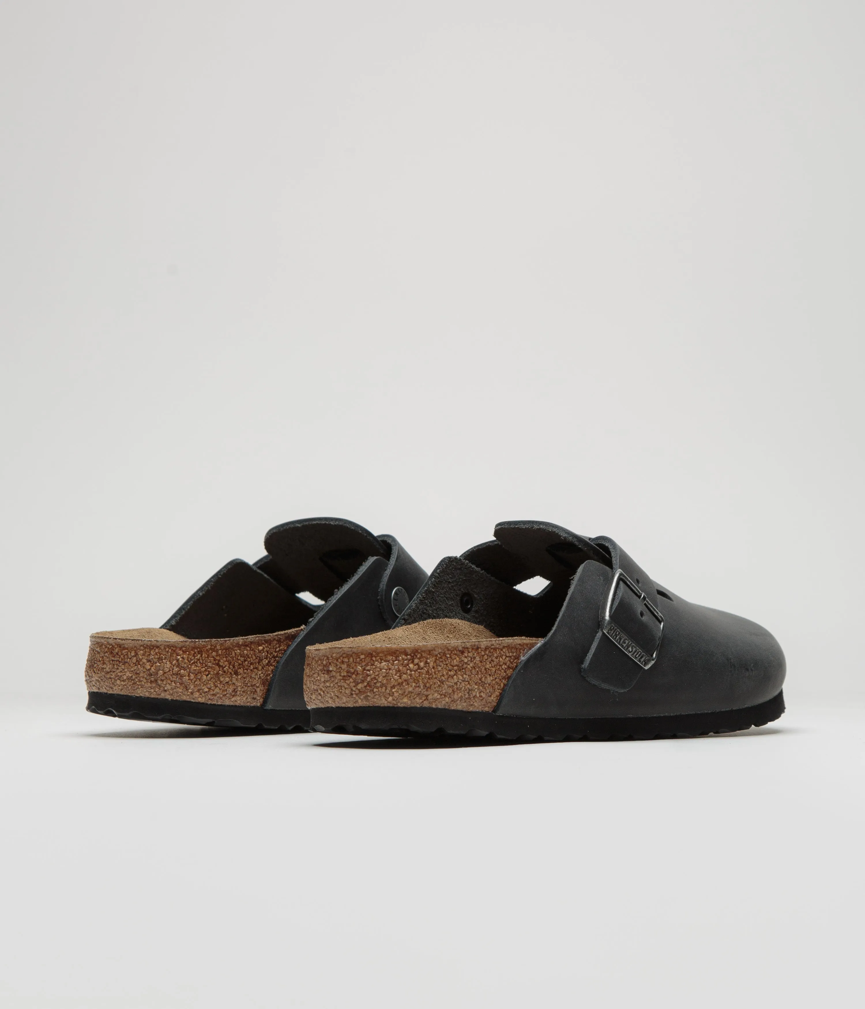 Birkenstock Boston Sandalen in schmaler Ausführung - Schwarze Birkenstock-Schuhe