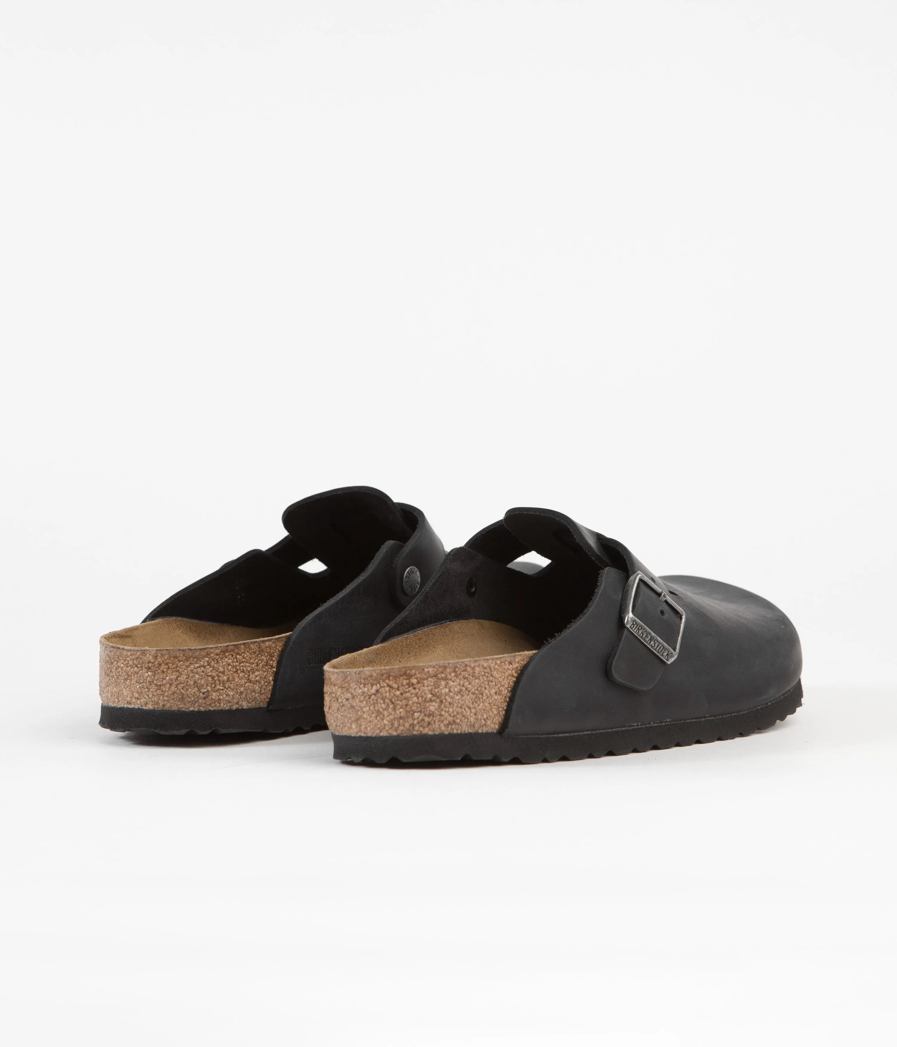 Birkenstock Boston Sandalen - Schwarze Birkenstock-Schuhe