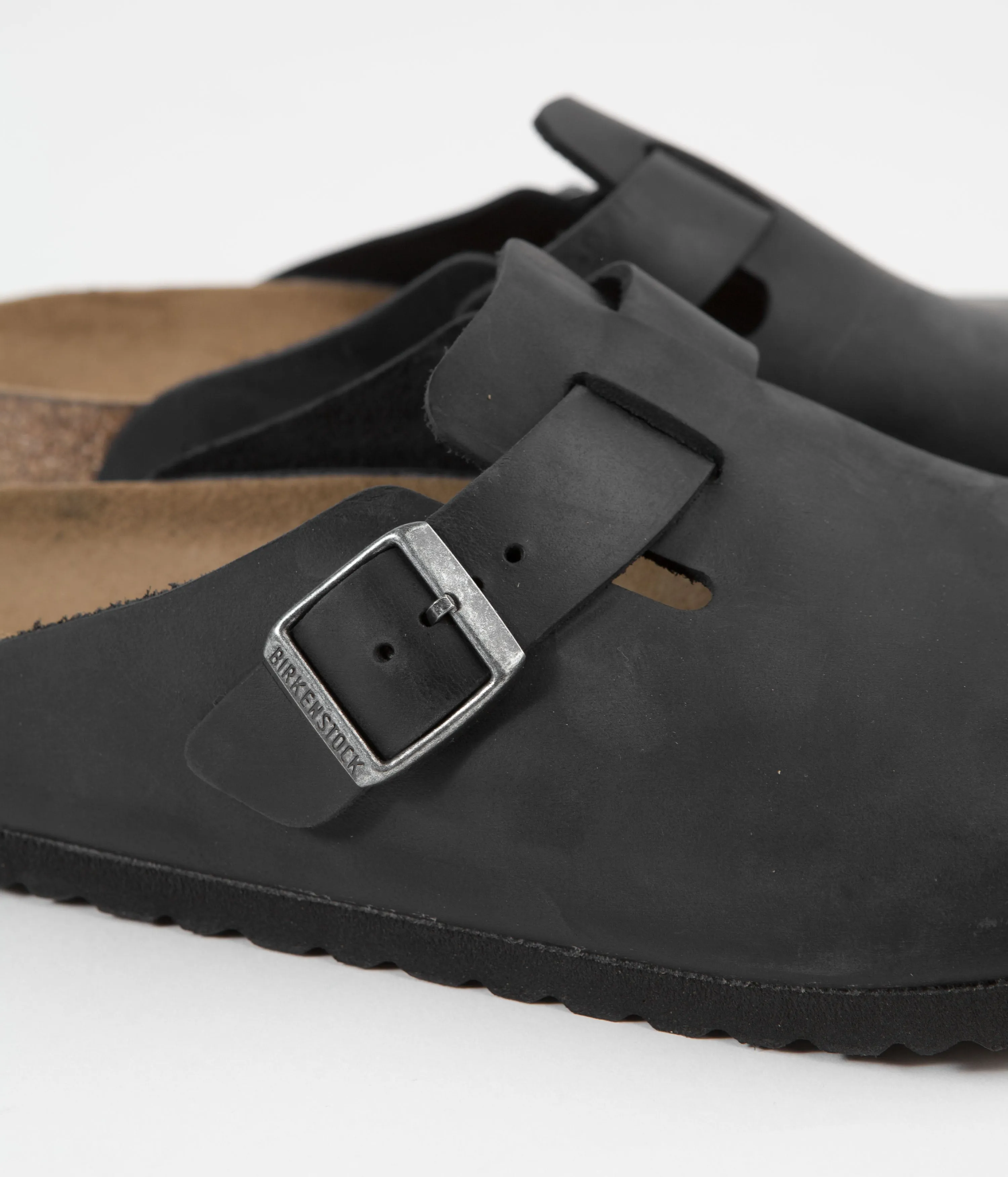 Birkenstock Boston Sandalen - Schwarze Birkenstock-Schuhe