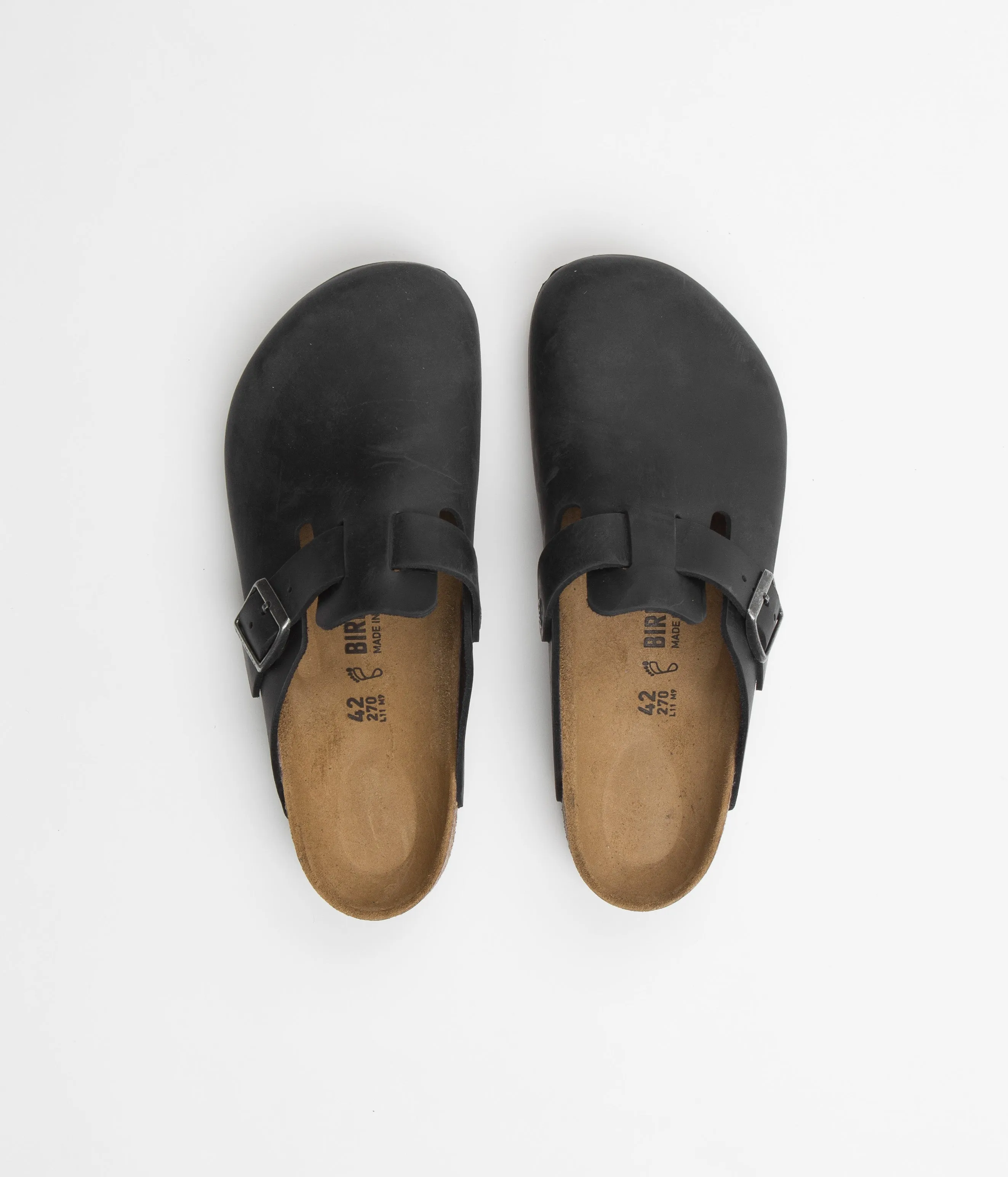 Birkenstock Boston Sandalen - Schwarze Birkenstock-Schuhe