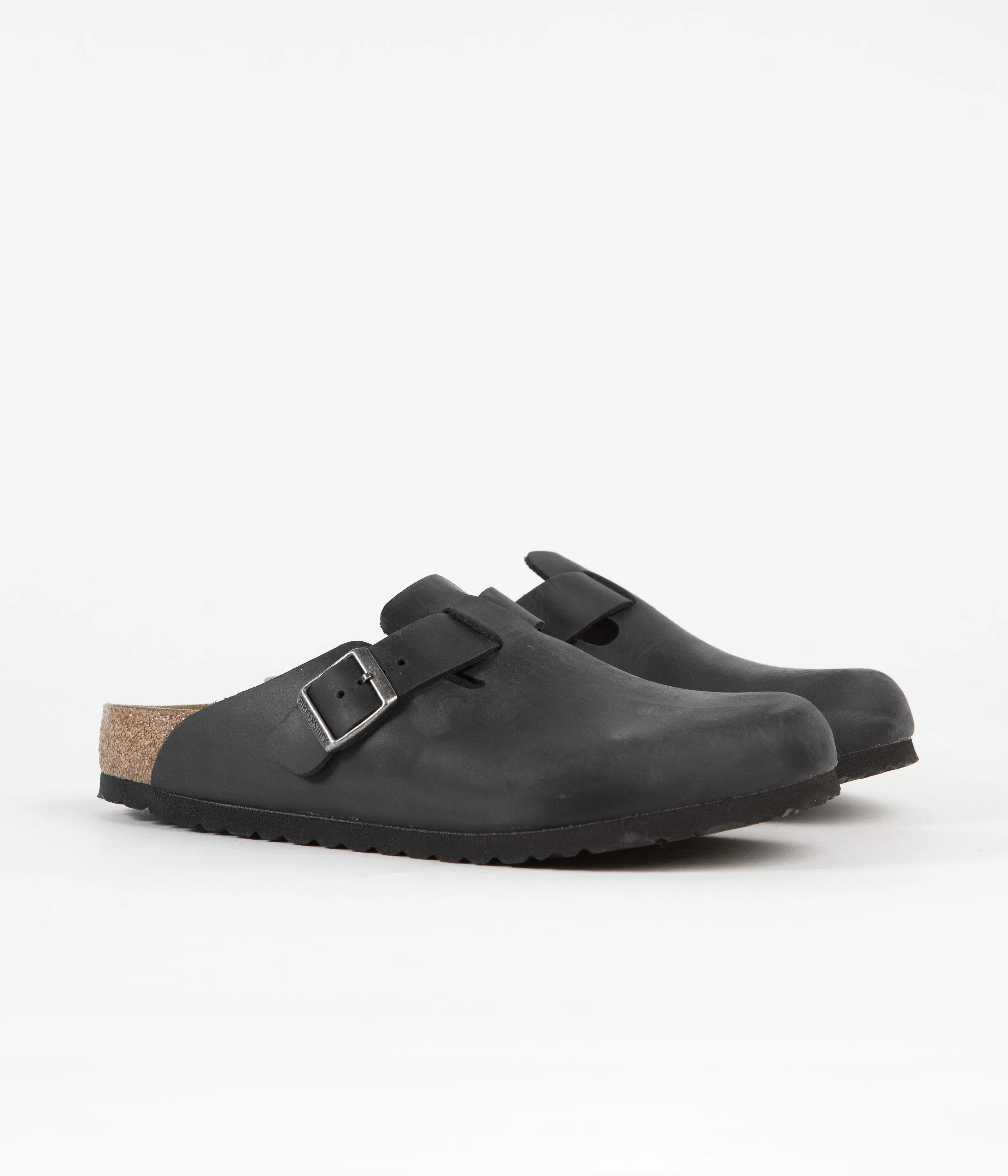 Birkenstock Boston Sandalen - Schwarze Birkenstock-Schuhe
