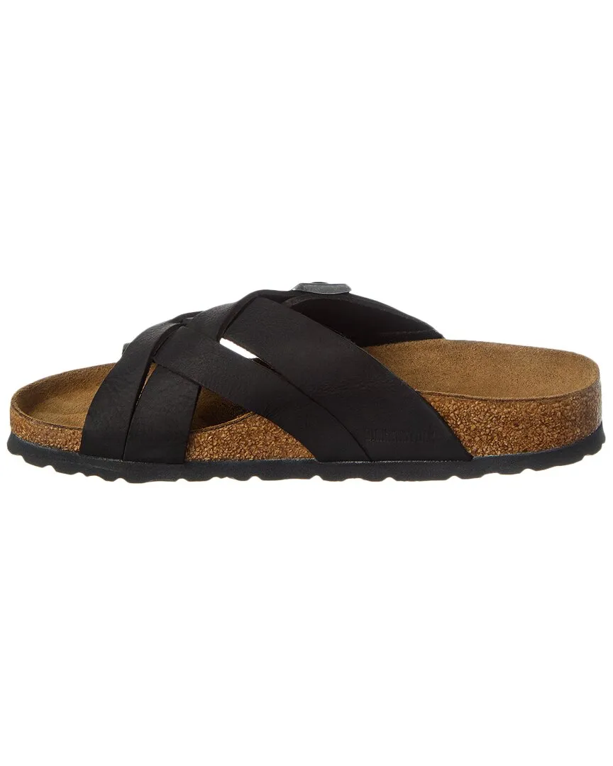Birkenstock Lugano Schmale Ledersandale