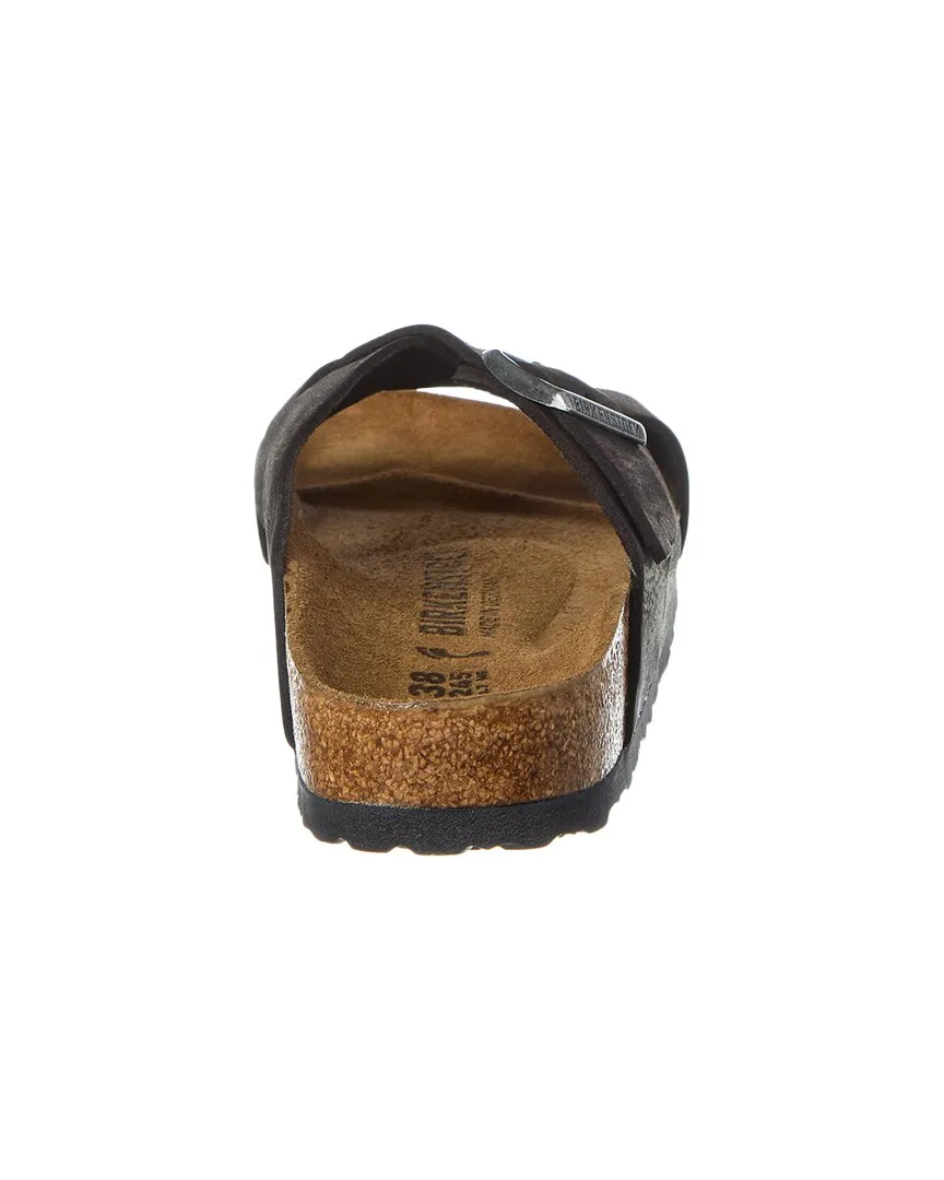 Birkenstock Lugano Schmale Ledersandale