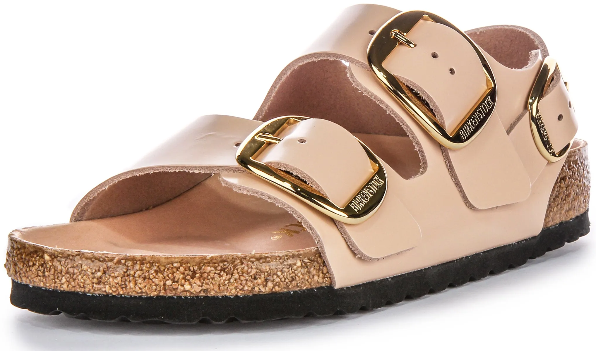 Birkenstock Milano Big Buckle In Nude Leder | Regular Fit Schuhe Birkenstock