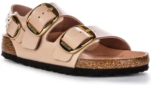 Birkenstock Milano Big Buckle In Nude Leder | Regular Fit Schuhe Birkenstock