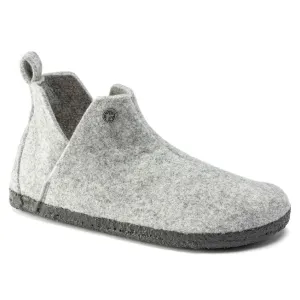Birkenstock Schuhe Andermatt Wolle/Shearling Hellgrau
