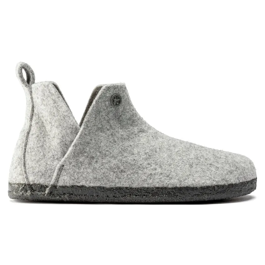 Birkenstock Schuhe Andermatt Wolle/Shearling Hellgrau