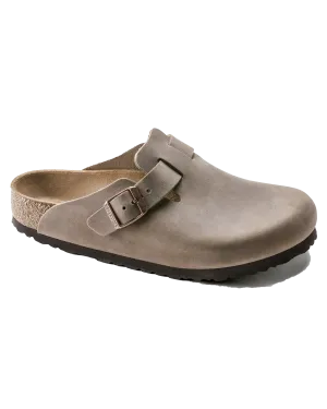Birkenstock Sandalen Boston Ölleder Herren Sandalen in Tabakbraun